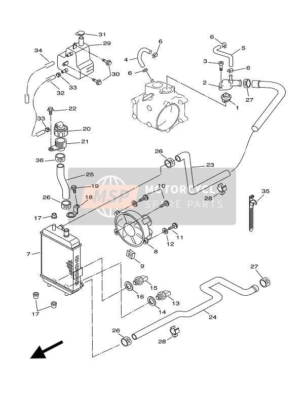 9016704X0200, Vis,  Tete Fraisee, Yamaha, 2